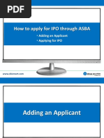 How To Apply For IPO Through ASBA