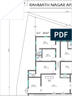 Rahmath Nagar Apartment Ground Floor Plan: DATE: 12-02-2015