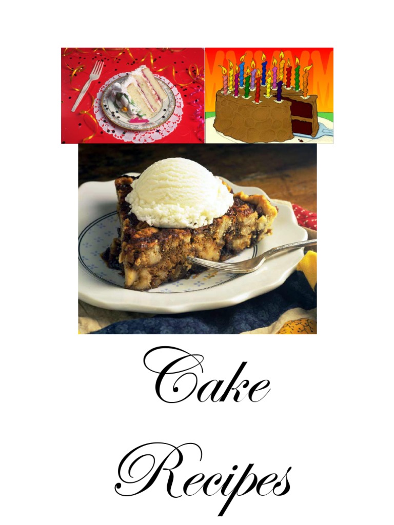 Cake Recipes | PDF