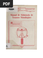 Manual de Elaboração de Tesauros Monolingues (1)