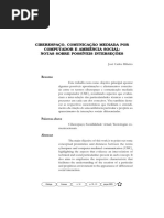 Ciberespaço, Comunicação Mediada Computador e Ambiência Social