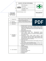 Sop Rapat Antar Unit Kerja 