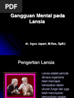 Gangguan Mental Lansia