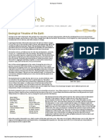 Geological Timeline