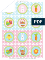Easter Cupcake Toppers