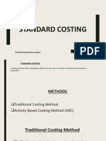 Standard Costing: BY: Muhammad Moosa Hassan