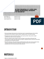 Development and in Vitro Evaluation of A Novel