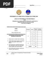 Soalan SN K2 Percubaan PMR 2010 (Perlis)