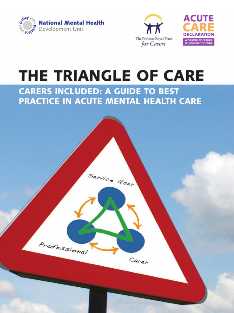 Triangle of Care Carers Included Caregiver Recovery Approach
