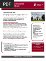 Download Norwich University Continuity of Governmental Operations Certificate COOP by Norwich University SN36346841 doc pdf