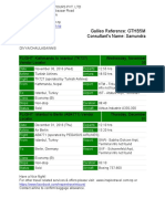 Galileo Reference: GTHB5M Consultant's Name: Samundra