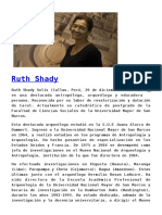 Ruth Shady, arqueóloga peruana que revalorizó Caral