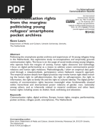 Communication rights from the margins