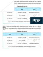 Gambar BA Aktiviti Kempen Gigi Sihat