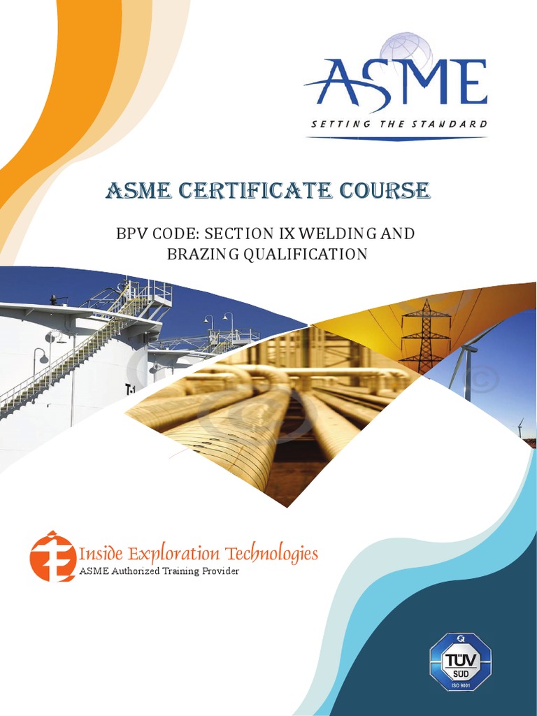 ASME Section IX Welding Qualification Course | PDF | Metallurgy | Welding