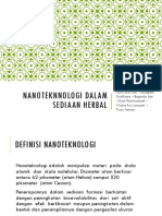 Kelompok 7nanoteknologi Dalam Sediaan Herbal