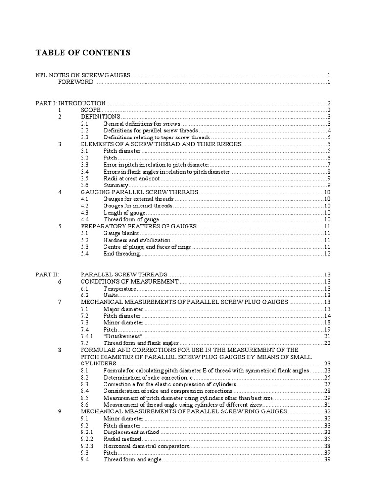 Screw Gauge Booklet PDF PDF Screw Metalworking