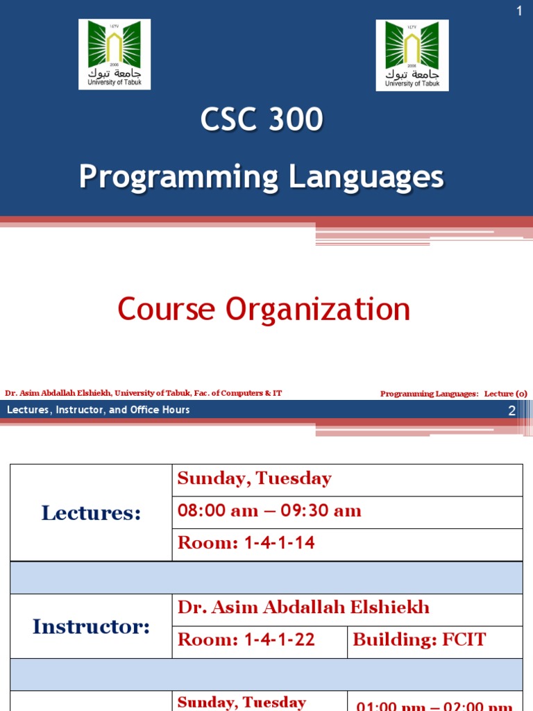 Programming Languages Course Overview | PDF | Functional Programming ...