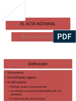 Acta Notarial