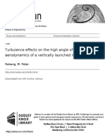 Turbulence Effect On High Angle of Attack Aerodynamics Vertically Launched Missile