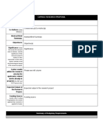 Capsule Research Proposal