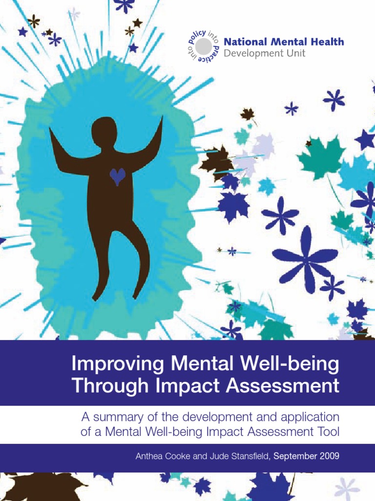 Mental Well-being Impact Assessment Tool | PDF | Well Being | Evidence ...