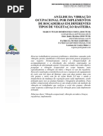 Análise Da Vibração Ocupacional Por Implementos de Roçadeiras Em Diferentes Tipos de Vegetação Rasteira