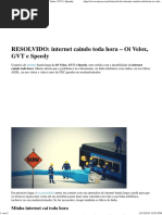 RESOLVIDO_ Internet Caindo Toda Hora - Oi Velox, GVT e Speedy