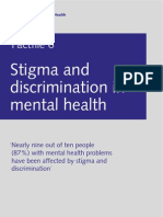 Factfile 6: Stigma and Discrimination in Mental Health