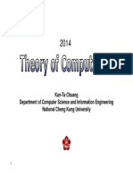 Theory of Computation Course Outline