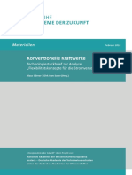 ESYS Technologiesteckbrief Konventionelle Kraftwerke