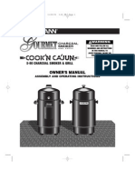 Owner'S Manual: S-80 Charcoal Smoker & Grill