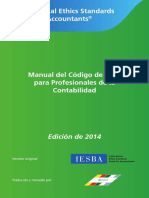 Código Etica Profesionales Contabilidad Ed.2014