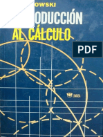 Introduccion Al Calculo - Kuratowski PDF