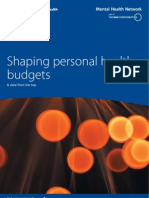 Shaping Personal Health Budgets A View From The Top