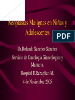 Neoplasias Malignas en Niñas y Adolescentes