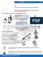 Sykes Pickavant Pullers Separators Puller Selection