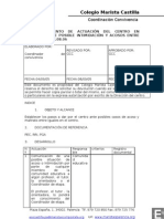 PROCEDIMIENTO ANTE LA INTIMIDACIÓN Y ACOSOS ENTRE IGUALES.