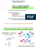 Aminoacidos e a Ligacao Peptidica - Aula on-line 1 v3