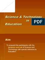 Science & Technology in Education
