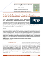 The Sustainable Development of Competitive Enterprises