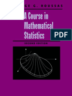 A Course in Mathematical Statistics - George G. Roussas