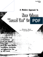 A Modern Aproach To New Orleans Second Line Drumming PDF