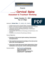 Mid Cervical Spine Registration November 21 2010