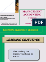 Management Accounting: Capital Investment Decisions