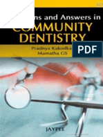 Questions and Answers in Community Dentistry