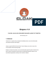 CloakCoin ENIGMA Whitepaper v1.0