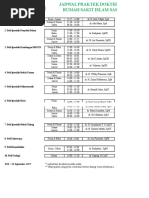 Download JADWAL POLIxlsx by Rsi Sakinah SN363514046 doc pdf