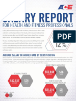 Salary Report: For Health and Fitness Professionals