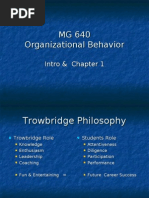 MG 640 Organizational Behavior